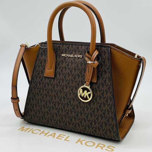 Michael Kors Avril Small Top Zip Satchel Crossbody Bag - Picture 5 of 11